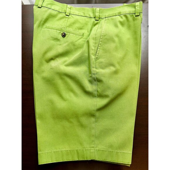 Brooks Brothers 346 Men's‎ Green Chino Shorts Sz W38 (Measures 40") Classic Fit - Picture 3 of 13